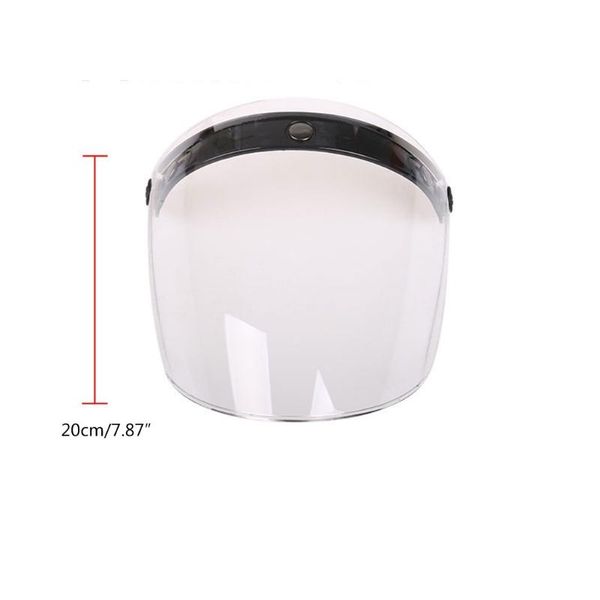 

motorcycle helmets 3/4 open face helmet visor sun shade protector for 3-snap retro accessories