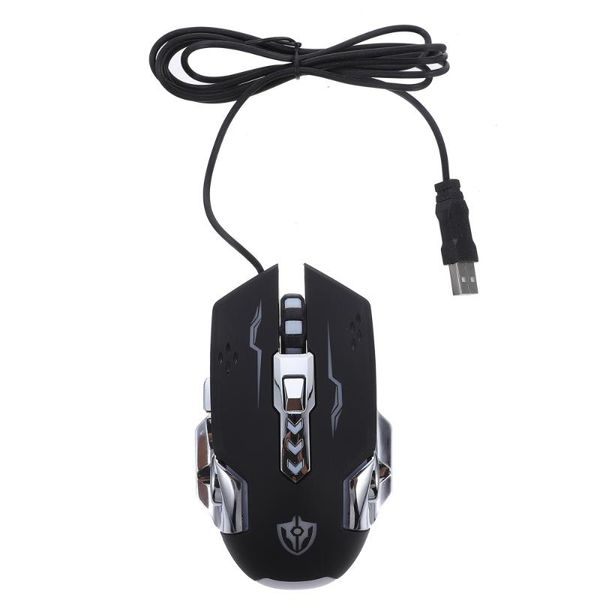 

mice wired usb colorful led light gaming electronic optical supply