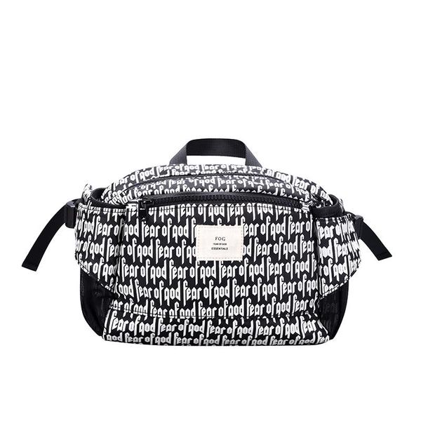 

god fog essentials waist bag double line full camp chest messenger men and women couples tide bags