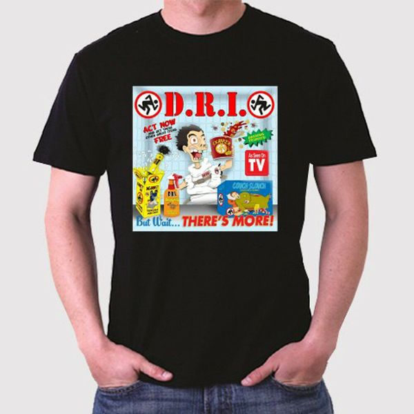 

d.r.i but wait there's more men's black t-shirt size s to 3xl, White;black
