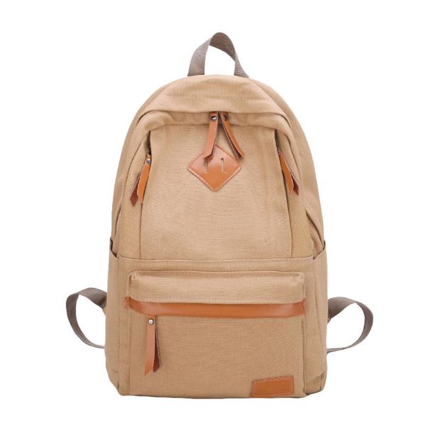 Outdoor-Taschen Mode Frauen langlebige Leinwand Rucksäcke Schule Reisetasche für Teenager-Mädchen Bagpack Rucksack Damen Mochila