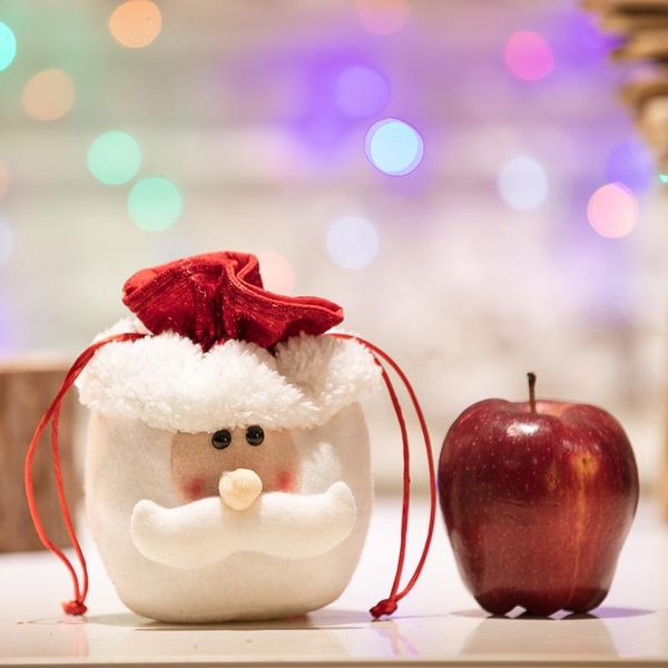 

party decoration christmas items santa claus elk candy bag gift eve apple