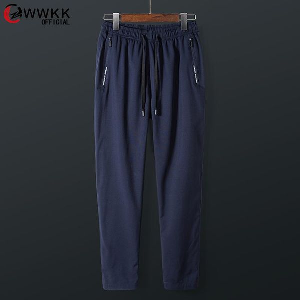 

men's pants sweatpants plus size men joggers track elastic waist sport casual trousers baggy fitness gym clothing black grey blue 6xl