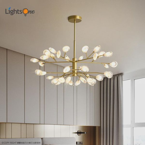 

chandeliers nordic creative firefly chandelier simple modern personality living room bedroom dining lamp