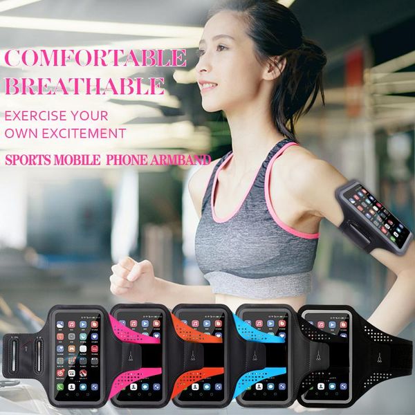 

outdoor bags sports armband running for phone mobile arm bag keep fit with xiao mi large touch screen holder
