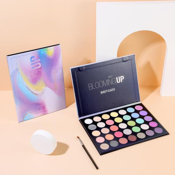 

cosmetics pearlescent matte eye shadows highlight eyeshadow 35 color makeup glitter pigment smoky palette waterproof tslm11