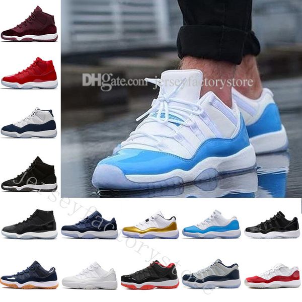 

drop shipping 11 basketball shoes men 11s olympic gold bred space jam 11s concords xi moon landing sneakers us 5.5-13 eur 36-47