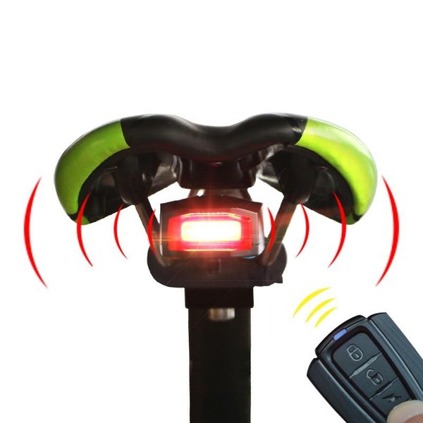 

bike lights bicycle wireless anti-theft waterproof remote control taillights usb rechargeable mtb road headlight d0277