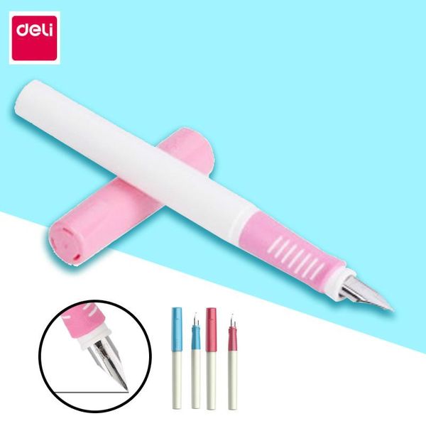 

fountain pens deli pen student writing posture correction 0.5mm ef ink sac pupil kawaii office papeleria