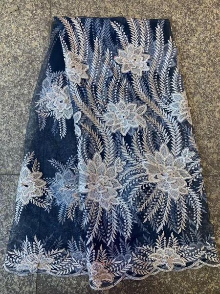 

ribbon beautiful pattern mesh african nigeria lace french net suitable for wedding dress skirt fabric 5 yards, Pink;blue