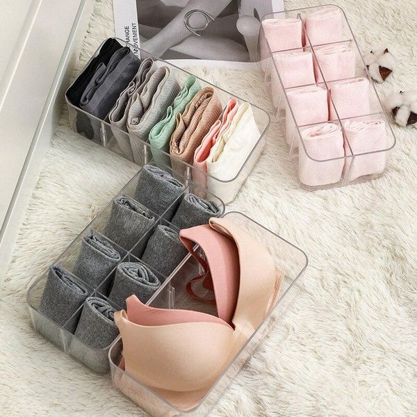 

underwear storage box detachable superimposed finishing bag socks container boxes drawer wardrobe classification drawers