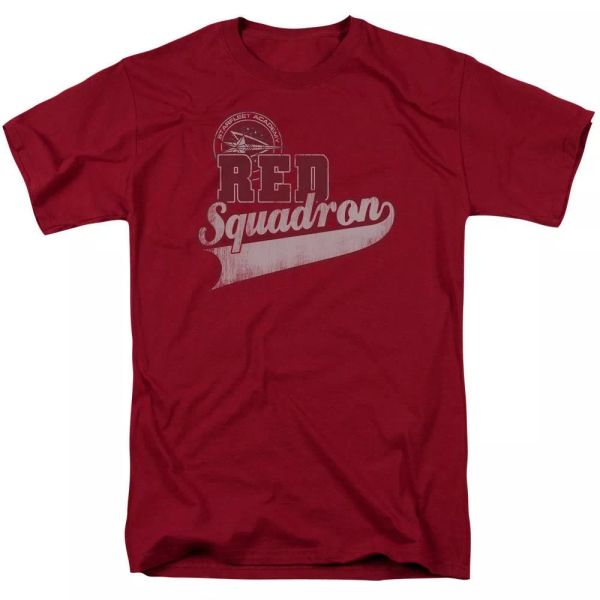 

star trek red squadron sport t-shirt sizes s-3x new, White;black