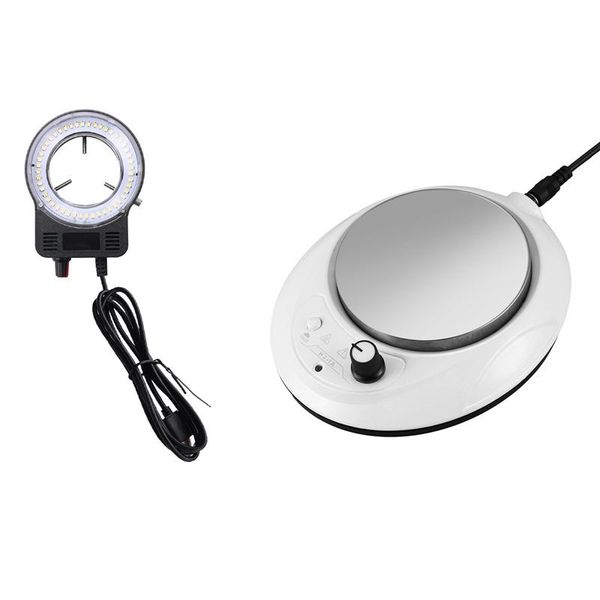 

blender 48 led smd usb ring light illuminator lamp with magnetic heating stirrer mini agitator eu plug