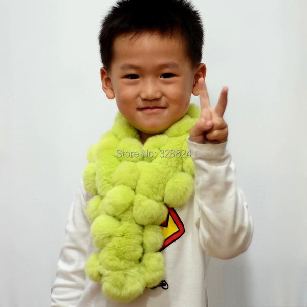 

scarves & wraps the real rex fur scarf soft warm winter women child, Red;brown