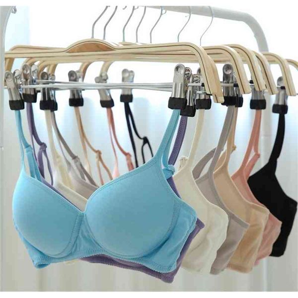 

1pc 100% mulberry silk knitted basic everyday comfortable wireless bra bralette sg401 210623, Red;black