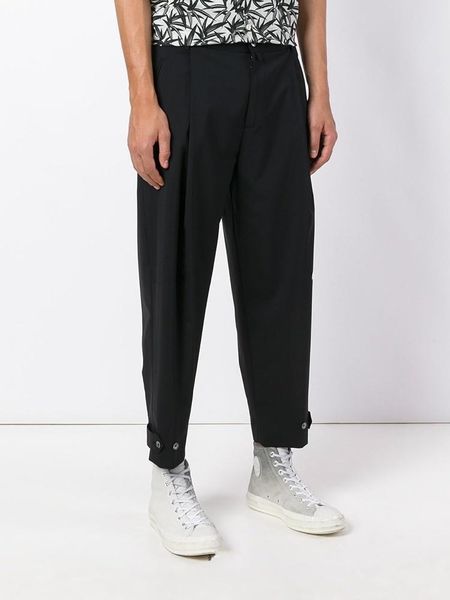 

men's pants men fashion male hair stylist gd street casual simple harem plus size singer costumes clothing, Black