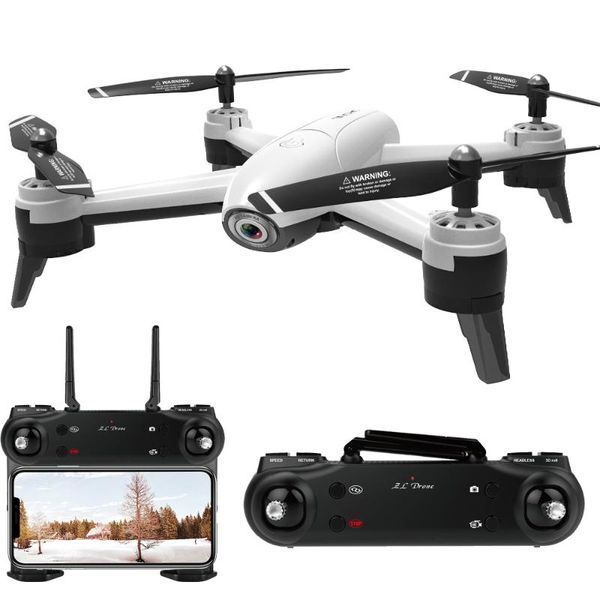 

mini drone 4k 1080p hd camera wifi fpv air pressure altitude hold black and white foldable quadcopter rc dron toy drones
