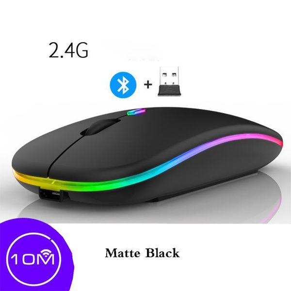 

mice mute mouse1600 dpi usb rechargeable mouse wireless computer 2.4g receiver super slim bluetooth for pc laptop