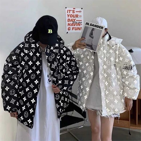 

winter ladies jacket down padded short plus size women's thickening fashion elegant parker bubble coat 211013, Black