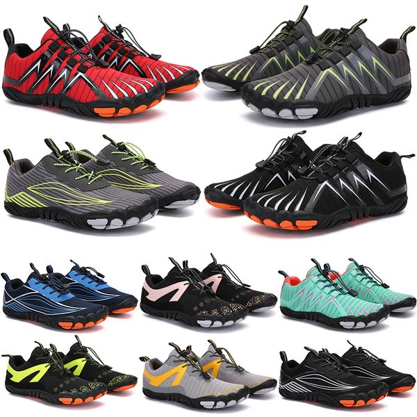 

2023 four outdoor sports five fashionseasons fingers shoes mountaineering net extreme simple running, cycling, hiking, green pink black rock