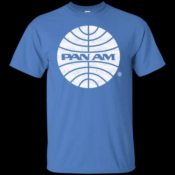 

Pan American, Retro, Logo, Travel, Aviation, Airline, Airplane, T-shirt, White;black