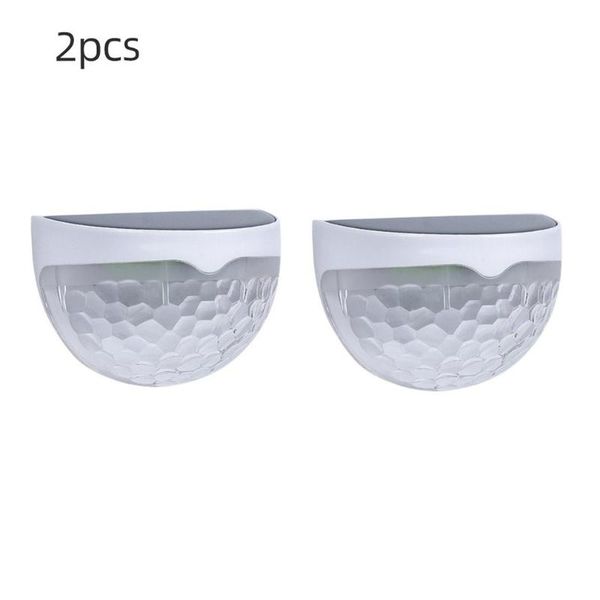 

outdoor wall lamps 2 pcs rainproof semicircular fence light 6led water drop stair durable shadow night