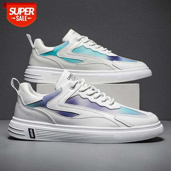 

summer men's shoes low cut korean gradient trend casual sports student fashion board #kz3n