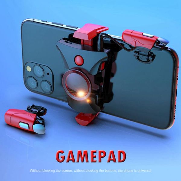 

game controllers & joysticks controller gamepad grip trigger button joystick universal assistant shoot console 4.7-6.5 inch mobile phone for
