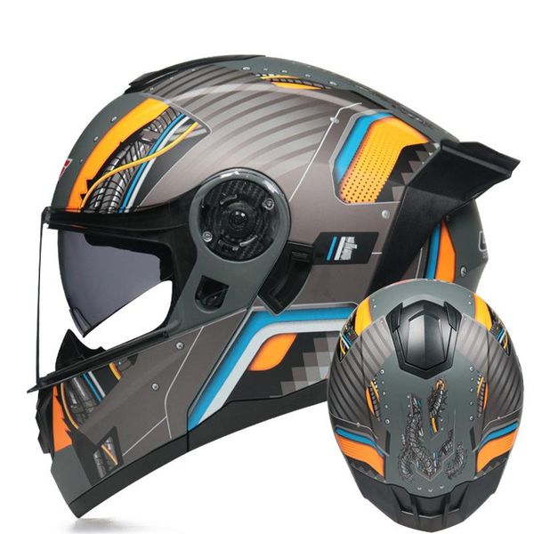 

motorcycle helmets flip up helmet full face motorbike enduro racing safety tracker casco moto modular crash capacete de men