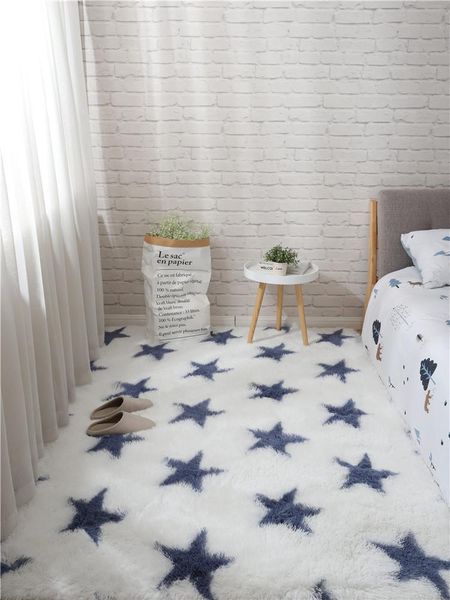 

nordic ins living room bedroom bedside full carpet large area girl heart bed bay window blanket floor mat carpets