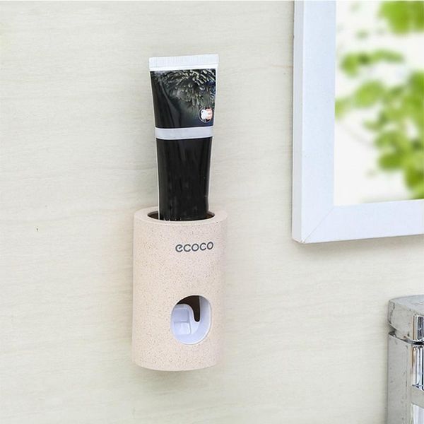 

toothbrush holders ecoco toothpaste squeezer holder wall-mounted dispenser nail-bathroom storage in stock