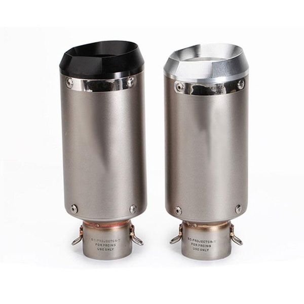 

motorcycle parts stainless steel racing exhaust decal pipe laser sticker with 51mm for ninja250 r25 cbr1000r r1 system