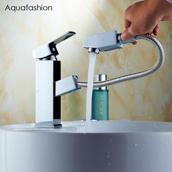

bathroom sink faucets and cold water taps pull out faucet polished chrome brushed nickel gold