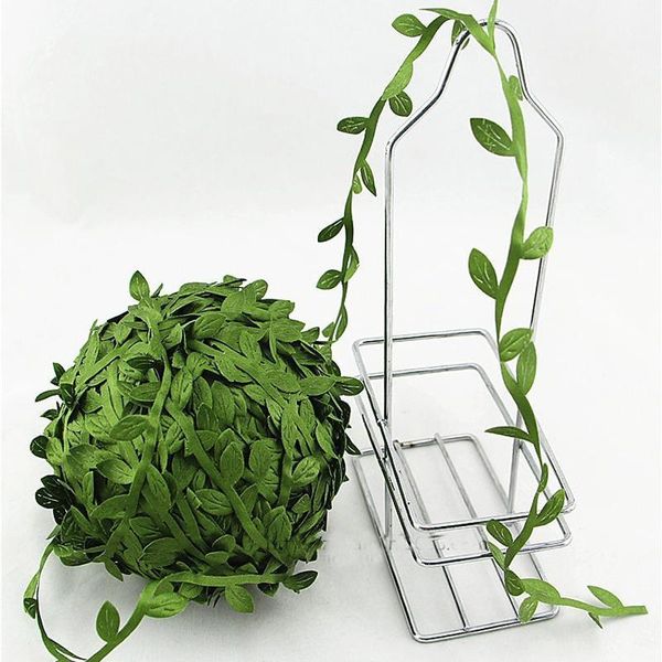 

20m artificial leaf vine simulation foliage vines green leaves rattan fake wreath decorative home wall garden party decor plant flowers & wr
