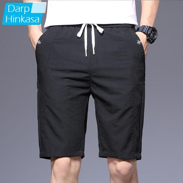 

summer straight shorts men's breathable plus size fashion casual, White;black