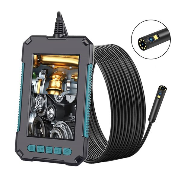

industrial endoscope single & dual lens camera borescope 1080p hd 4.3" ips screen ip68 waterproof led lights