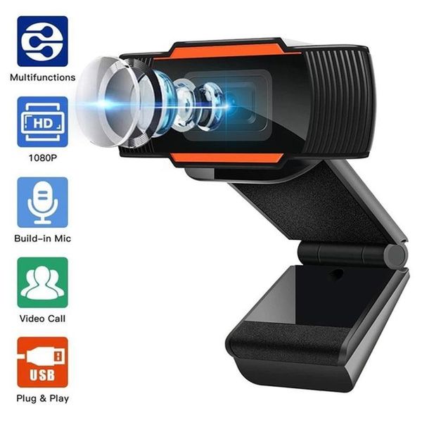 

1080p webcam web camera cam digital video webcamera with cmos image for computer pc desklapip cameras