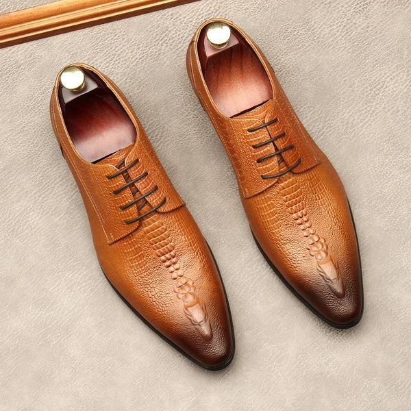 

men's formal leather shoes, lace-up wear, set foot wedding suit shoes dress, Black