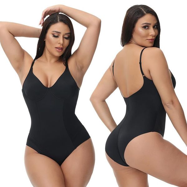 

women's shapers body waist shaper women buttock slimming sheath tummy hip lifter abdomen reducing girdles flat belly shapewear jumpsuit, Black;white