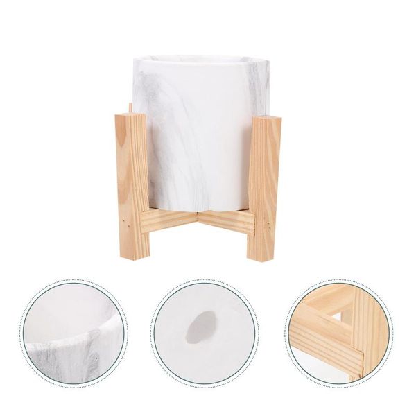 

vases 1pc plants balcony decor marbled pattern ceramic flower pot for succulent