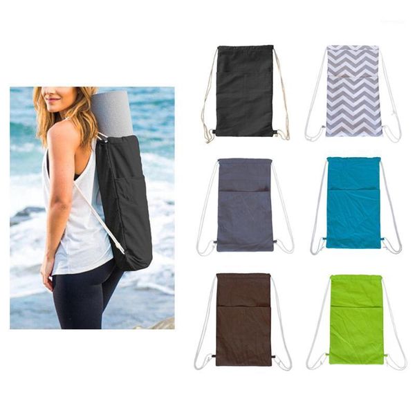 

yoga mat backpack bag for dance travel beach clothes storage organnizer pack1