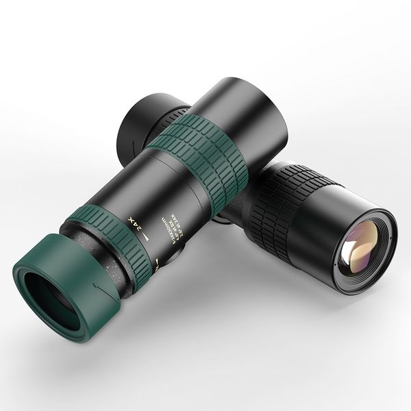 

8-24x30mm monocular telescope er zoom quality eyepiece portable binoculars hunting night vision scope outdoor camping