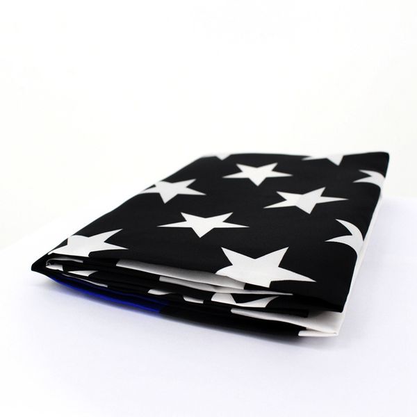 

3x5fts 90cmx150cm law enforcement officers us american police thin blue line flag blueline usa police flags gga5128