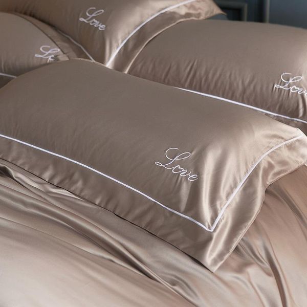 

pillow case 2pcs pillowcase on bed envelope cover washable cotton 48x74cm