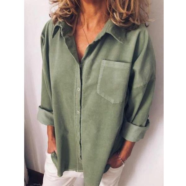 

women's blouses & shirts 2021 women loose long sleeve tunic casual plus size s-2xl shirt cotton summer elegant blouse streetwear fashi, White