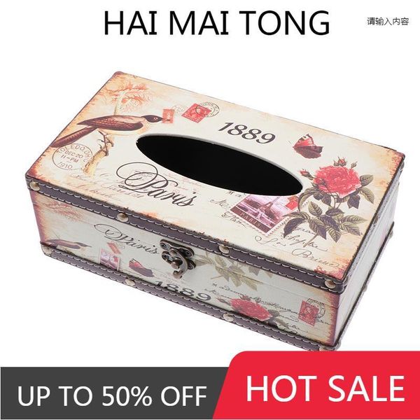

tissue boxes & napkins british style retro box creative restaurant pumping carton napkin holder 1889 pattern