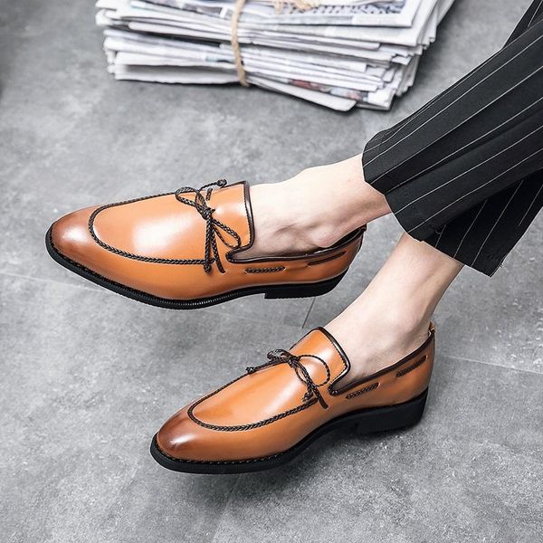 

dress shoes casual sneaker mens male fashion genuine leather men for italian formal loafers moccasins men's, Black