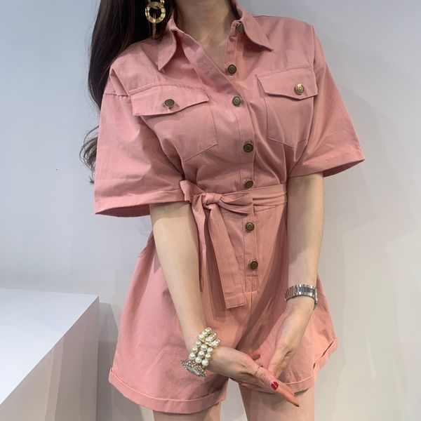 

women's jumpsuits & rompers bandagem macacÃ£o feminino moda chique retro carga playsuits verÃ£o novo casual solto fino de uma peÃ§a t, Black;white