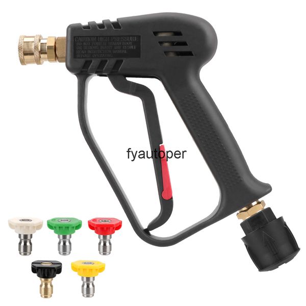

cleaning water gun with 5 quick connect high pressure for karcher/nilfisk 4000psi color nozzle kit for car