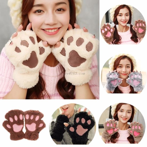 Die Maid Cat Mother Claw Handschuhe Home Cosplay Zubehör Anime Kostüm Plüsch Handschuh Paw Party GLOVESSUPPLES WQ17-WLL